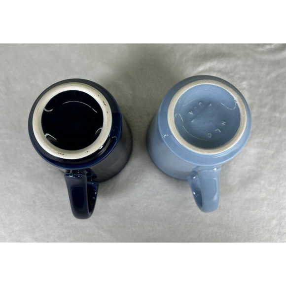 5 Homer Laughlin Fiesta Denver Mugs Set HLC Fiestaware Coffee Tea Cups Lot Chrty - Picture 13 of 16